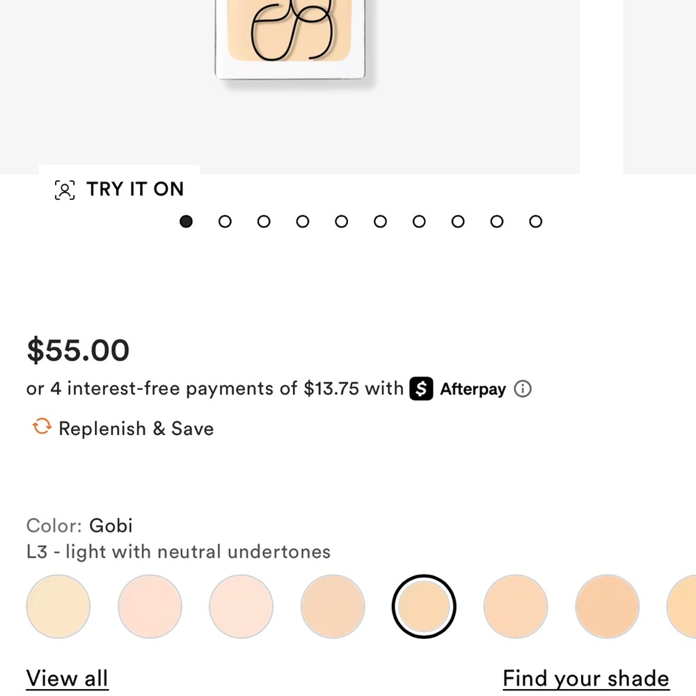 NARS Light Reflecting Foundation & Translucent Powder Duo - Light 3 Gobi - Picture 9 of 10